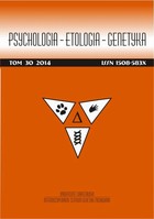Psychologia-Etologia-Genetyka nr 30/2014