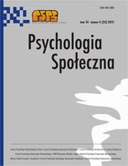 Psychologia Społeczna nr 4 (35)/2015 - Anna Jaklik, Mariola Łaguna: Zaufanie w organizacji. Analiza sposobów ujęcia i modeli teoretycznych