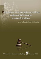 Psychologiczne i interdyscyplinarne problemy w opiniodawstwie sądowym w sprawach cywilnych - 03 Psychologiczny konstrukt