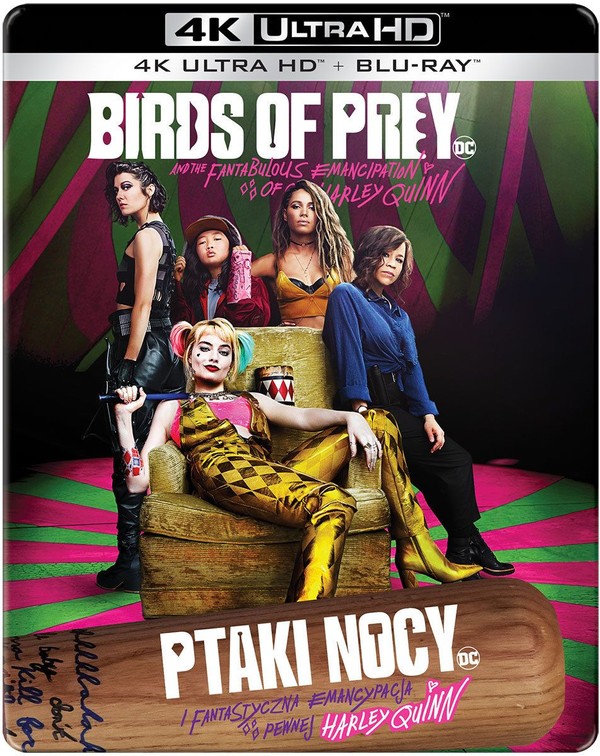 Ptaki Nocy (i fantastyczna emancypacja pewnej Harley Quinn) (4K Ultra HD) (uszkodzone pudełko) (Steelbook)