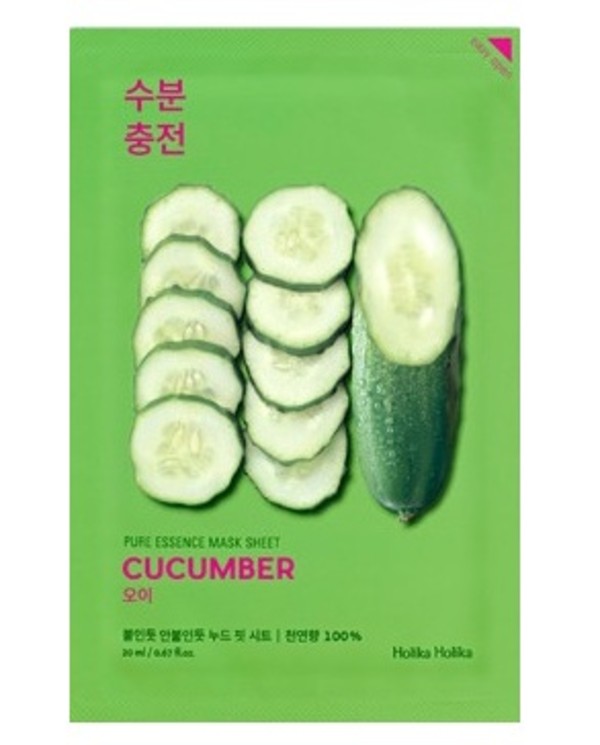 Pure Essence Mask Sheet - Cucumber Maseczka na bawełnianej płachcie z ekstraktem z ogórka