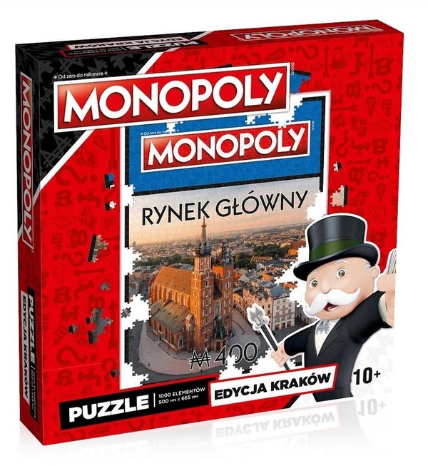 Puzzle Monopoly Square Kraków Rynek 1000 elementów
