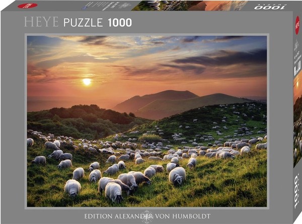 Puzzle Owce i wulkany 1000 elementów