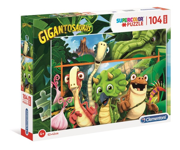 Puzzle Maxi Super Kolor Gigantosaurus 104 elementy