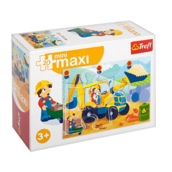 Puzzle Mini Maxi Koparka 20 elementów