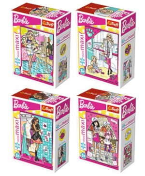 Puzzle Mini - Wymarzony zawód Barbie 20 elementów