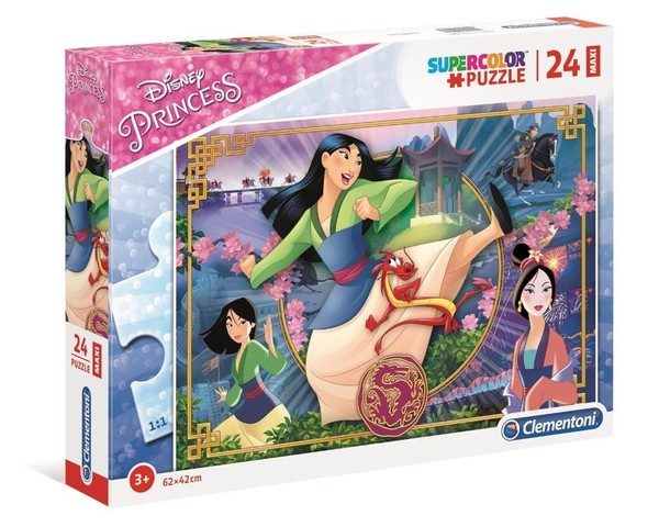 Puzzle Maxi Disney Princess Mulan Super Kolor - 24 elementy