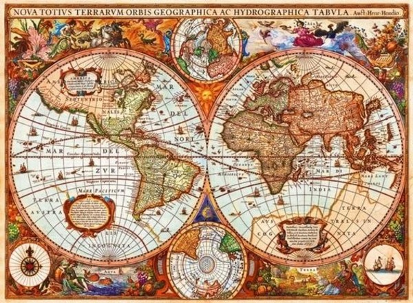 Puzzle Mapa świata 3000 elementów