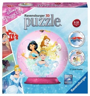 Puzzle 3D Księżniczki Disneya 72 elementy