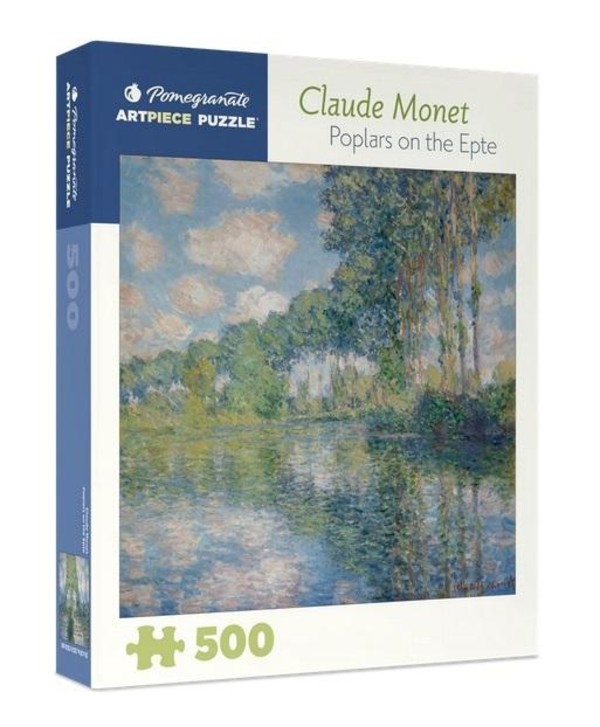 Puzzle Topole nad jeziorem, Claude Monet 500 elementów