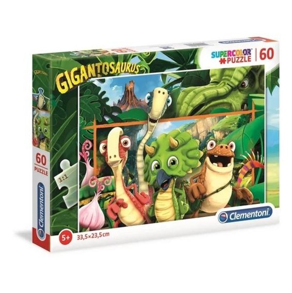 Puzzle Super kolor Gigantosaurus 60 elementów