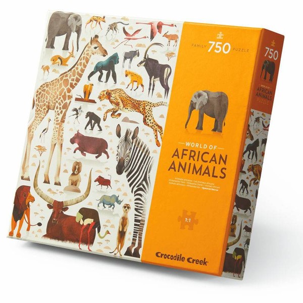 Puzzle Świat Zwierząt Afrykańskich 750 elementów