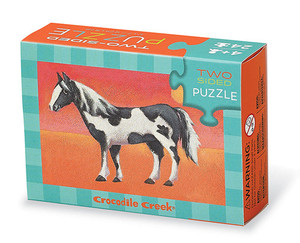 Puzzle dwustronne Konie