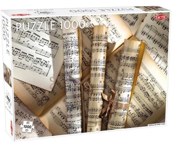 Puzzle Scrolls of sheet music 1000 elementów