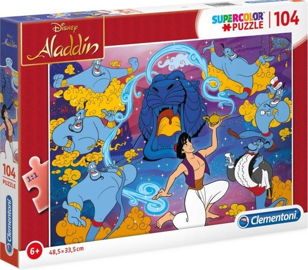 Puzzle Supercolor Aladdin - 104 elementy