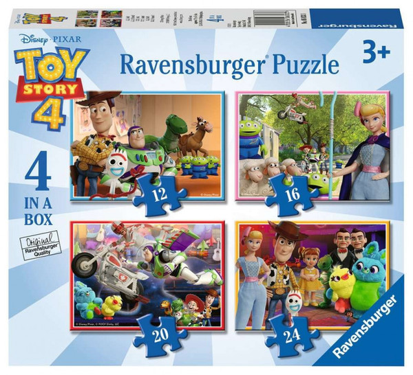 Puzzle Toy Story 4w1 - 72 elementy