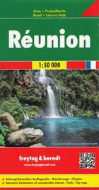 Réunion Autokarte / Reunion Mapa samochodowa Skala 1:50 000