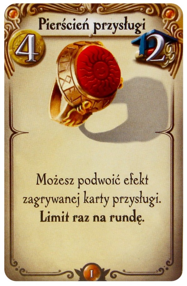 Gra Alchemicy: Pierścień Przysługi (karta dodatkowa)