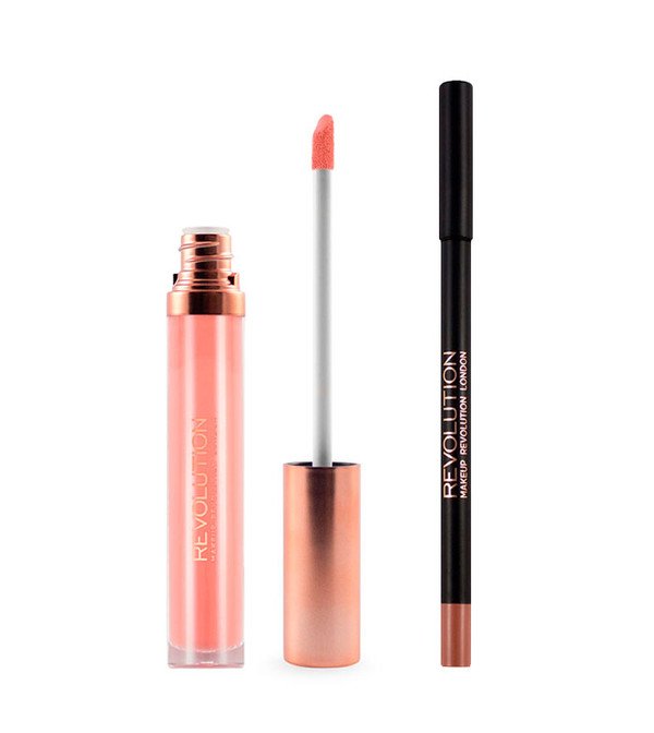 Retro Luxe Gloss Lip Kit Lip Liner + Liquid Lipstick