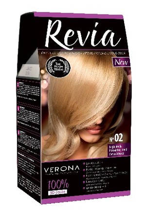Revia 02 Rozświetlony blond Farba do włosów