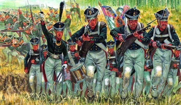 Russian Infantry Napoleonic Wars Skala 1:72
