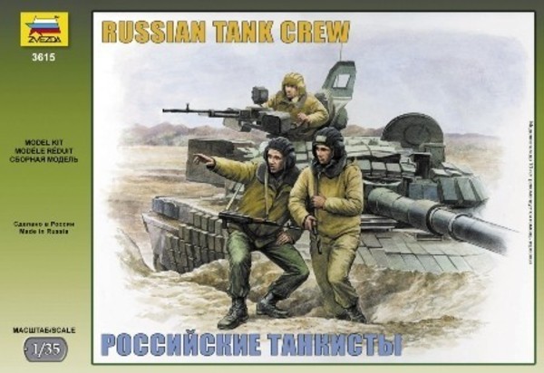 Russian Modern Tank Crew Skala 1:35