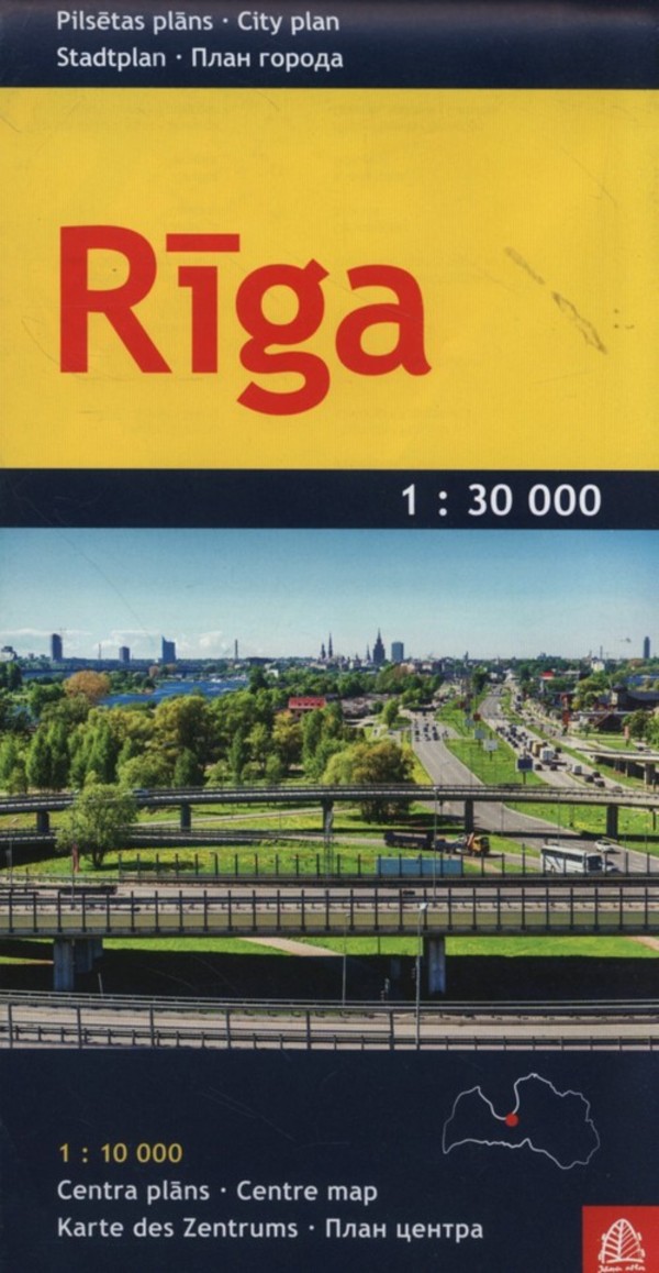 Ryga. Plan miasta Skala: 1: 30 000