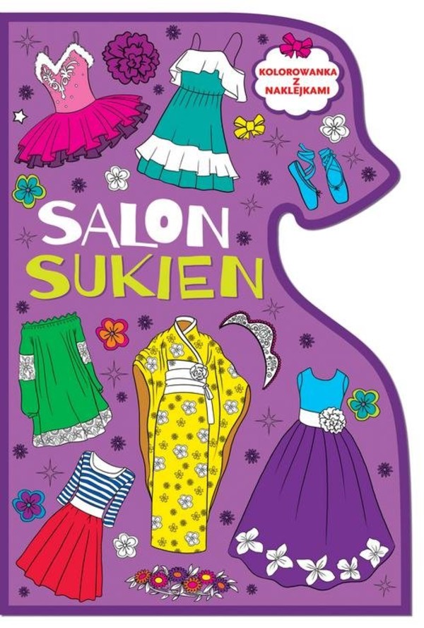 Salon sukien Kolorowanka z naklejkami