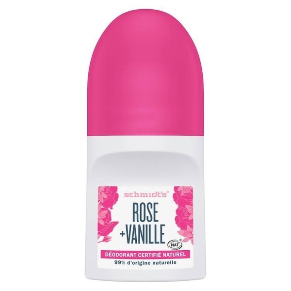 Natural Deodorant Roll-on Rose & Vanilla Naturalny dezodorant w kulce