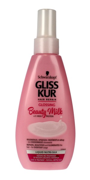 Gliss Kur Beauty Milk Glossing Odżywka-spray do włosów matowych i łamliwych