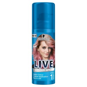 Live Spray koloryzujący do włosów Candy Pink