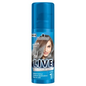 Live Spray koloryzujący do włosów Silver Splash