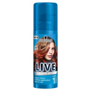 Live Spray koloryzujący do włosów Fiery Red