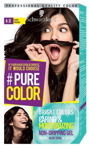 Pure Color nr 4.0 Dark Brown Farba do włosów w żelu