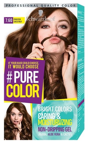 Pure Color nr 7.60 Frosted Chestnut Farba do włosów w żelu
