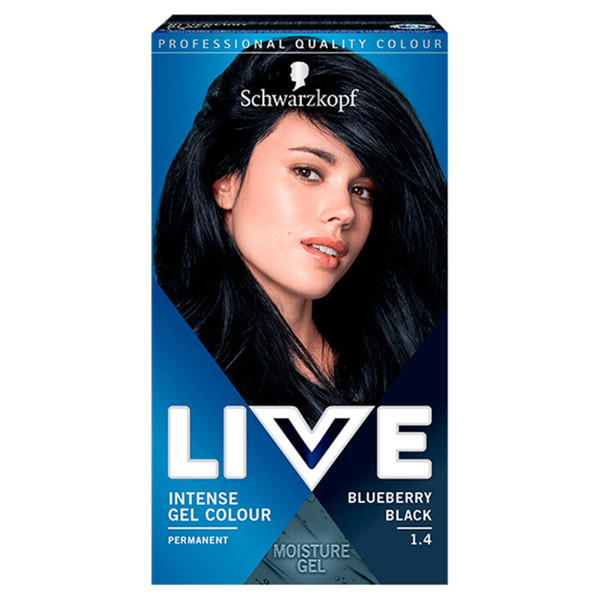 Live 1.4 Blueberry Black Koloryzacja do włosów w żelu