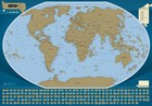 Scratch-off map The World, mapa zdrapka na podkładzie 1:50 000 000