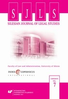 Silesian Journal of Legal Studies. Vol. 7 - 03 Selected Changes in Consumer Credit After the Re-codification of Private Law in the Czech Republic