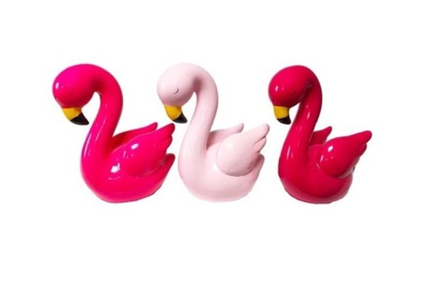 Skarbonka ceramiczna Flamingo mix