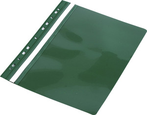 Skoroszyt PVC z europerforacją zielony A4