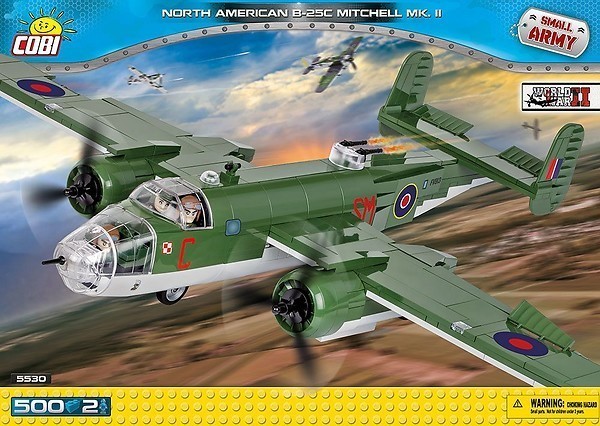Klocki Small Army North American B-25C 500 elementów