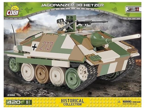 Klocki Small Army Jagdpanzer 38 Hetzer 420 elementów