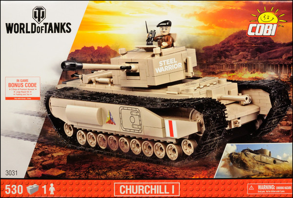 Klocki Small Army World Of Tanks Churchill I 530 elementów