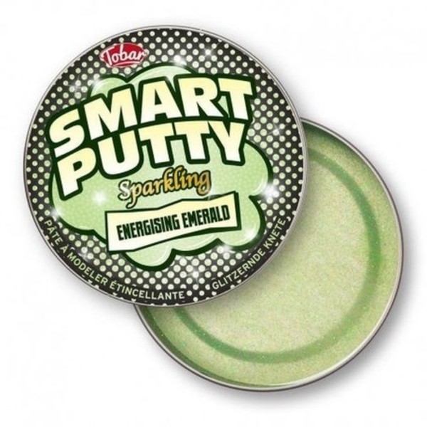 Magiczna plastelina Smart Putty z brokatem (zielona)