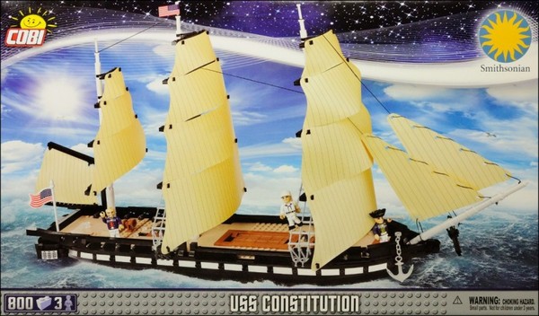 Klocki Smithsonian Statek USS Constitution 800 elementów