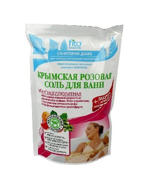 Sól do kąpieli Krymska Różowa antycellulitowa