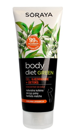 Body Diet Green Koncentrat do ciała Ujędrnianie + Detox
