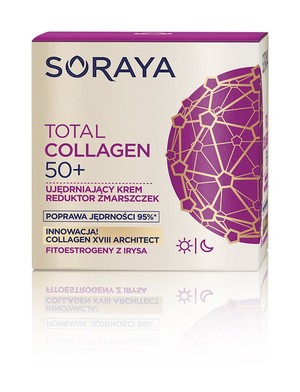 Total Collagen 50+ Krem ujędrniający-reduktor zmarszczek na dzień i noc