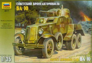 Soviet Armored Car BA-10 Skala 1:35
