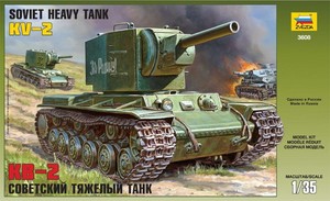 Soviet Heavy Tank KV-2 W sali 1:35